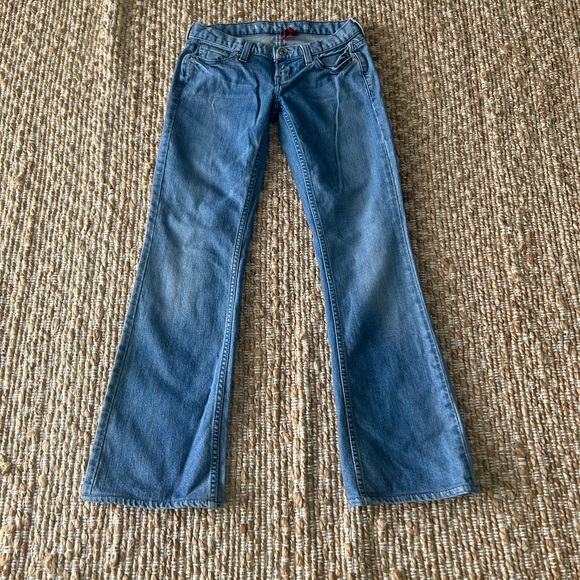 Guess Denim - Guess low rise flare blue jeans